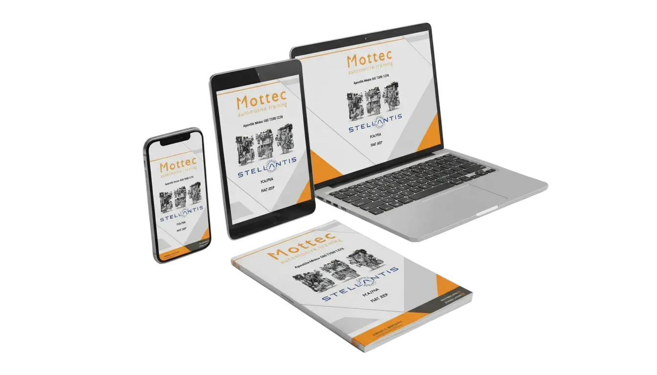 Mockup do Manual Definitivo T200 e T270 exibido em notebook, tablet e celular